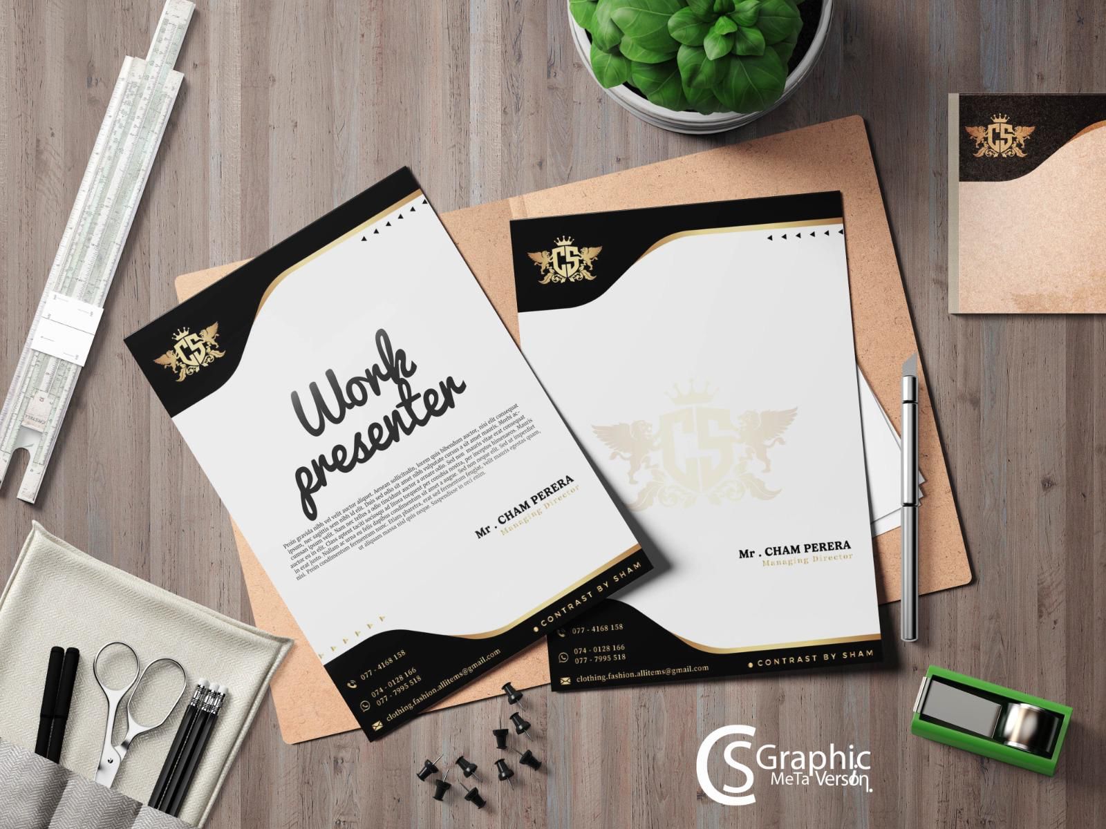 Letter Head Design Background